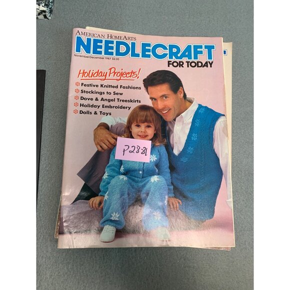 Vintage Needlecraft For Today Magazines 1987 Festive Holiday Projects & Classy S - Picture 4 of 4